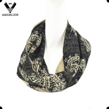 Women′s Winter Jacquard Paisley Neck Scarf